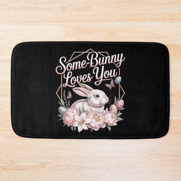 Item preview, Some-Bunny Loves You — Floral Easter Tee V5 designed and sold by DarylWelsh2024.