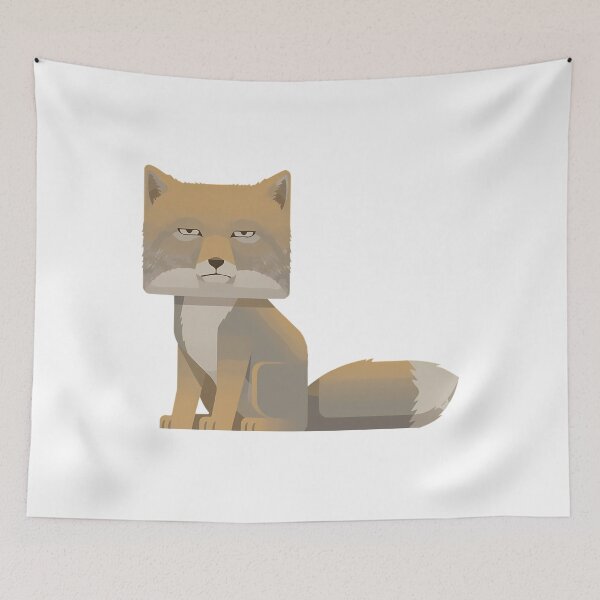Item preview, Square Head Tibetan Fox Weirdcore Humor designed and sold by twgzaoiu15.