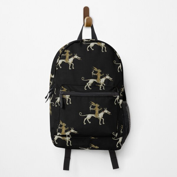 Item preview, Medieval Marginalia Rabbit Riding Dog Art designed and sold by twgzaoiu15.