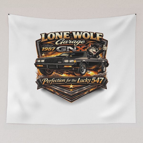 Item preview, Classic Turbo Muscle Car Performance For the Lucky Few 547 Vintage Car Lover Gift Petrolhead Apparel designed and sold by Lone Wolf Designs .