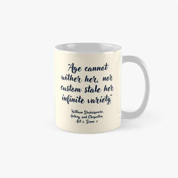 Item preview, Wicked Shakespeare Quote from Antony and Cleopatra designed and sold by CharlottePlaceArt.