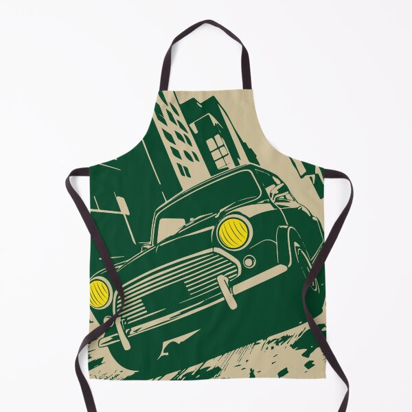 Item preview, Green Classic Mini Car designed and sold by HSDESIGNS SHOP.