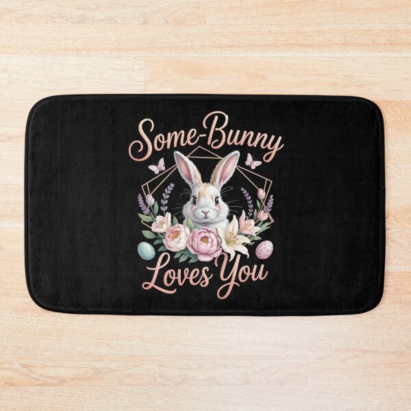 Item preview, Some-Bunny Loves You — Floral Easter Tee V7 designed and sold by DarylWelsh2024.
