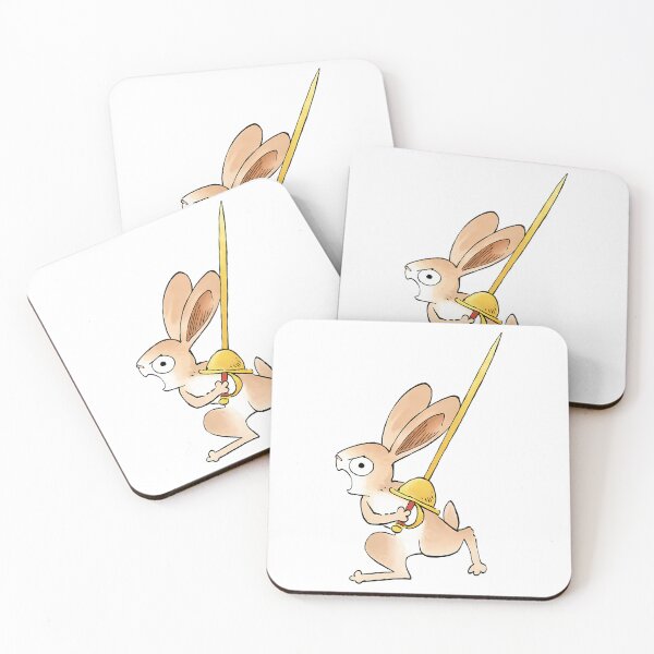 Item preview, Medieval Marginalia Bunny With Sword Art designed and sold by twgzaoiu15.
