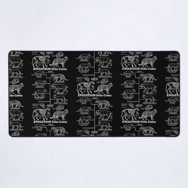 Item preview, Cat Evolution Felis Catus Cats Lineage Funny Science Diagram designed and sold by GrandeDuc.