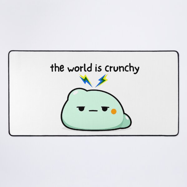 Item preview, The world is crunchy designed and sold by neurotato.
