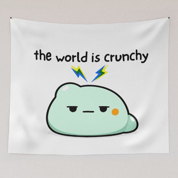 Item preview, The world is crunchy designed and sold by neurotato.
