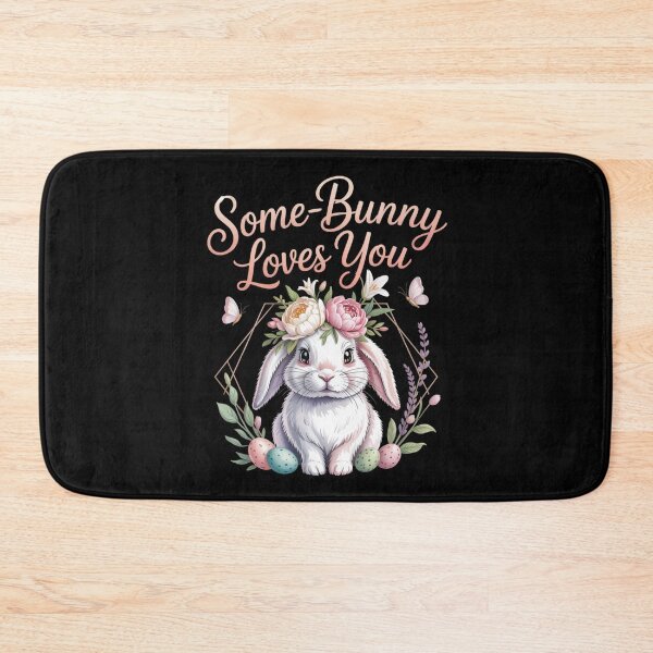 Item preview, Some-Bunny Loves You — Floral Easter Tee V8 designed and sold by DarylWelsh2024.
