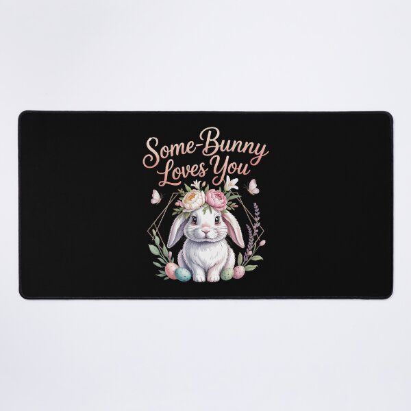 Item preview, Some-Bunny Loves You — Floral Easter Tee V8 designed and sold by DarylWelsh2024.