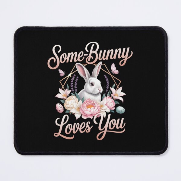 Item preview, Some-Bunny Loves You — Floral Easter Tee V9 designed and sold by DarylWelsh2024.