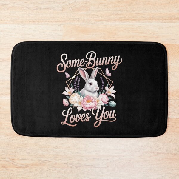 Item preview, Some-Bunny Loves You — Floral Easter Tee V9 designed and sold by DarylWelsh2024.