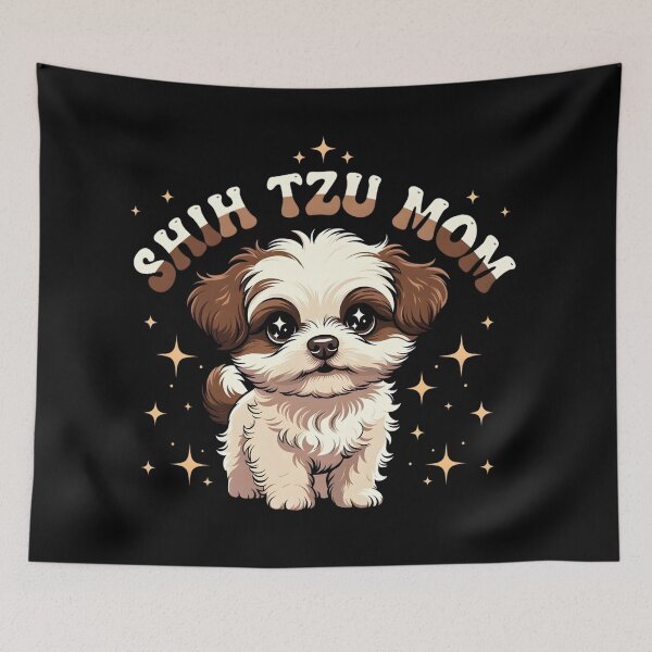 Item preview, Shih Tzu Mom Cute Puppy Sparkle Graphic designed and sold by TshirtsOnline-.