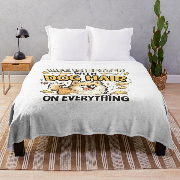 Item preview, Life Is Better With Dog Hair On Everything Funny Dog Design designed and sold by StyleLap.