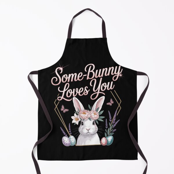 Item preview, Some-Bunny Loves You — Floral Easter Tee V10 designed and sold by DarylWelsh2024.