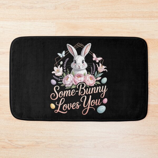 Item preview, Some-Bunny Loves You — Floral Easter Tee V11 designed and sold by DarylWelsh2024.