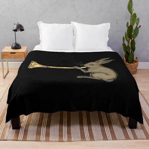 Item preview, Medieval Marginalia Trumpet Rabbit Graphic designed and sold by twgzaoiu15.