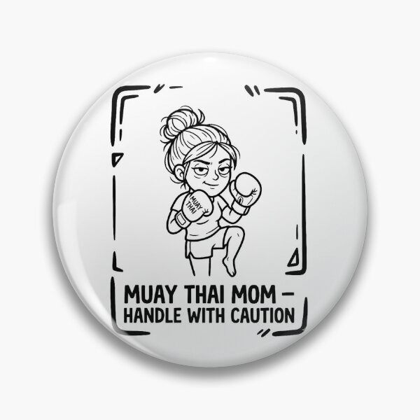 Item preview, Funny Muay Thai Mom Shirt, Handle With Caution, Fighter Mom Tee, Strong Mom Gift, Gym Mom Shirt designed and sold by Muay Thai Family Club.