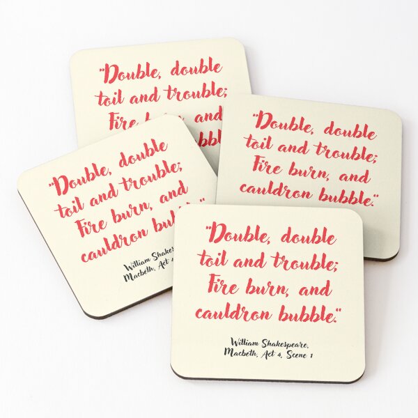 Item preview, Lit Shakespeare Quote from Macbeth designed and sold by CharlottePlaceArt.