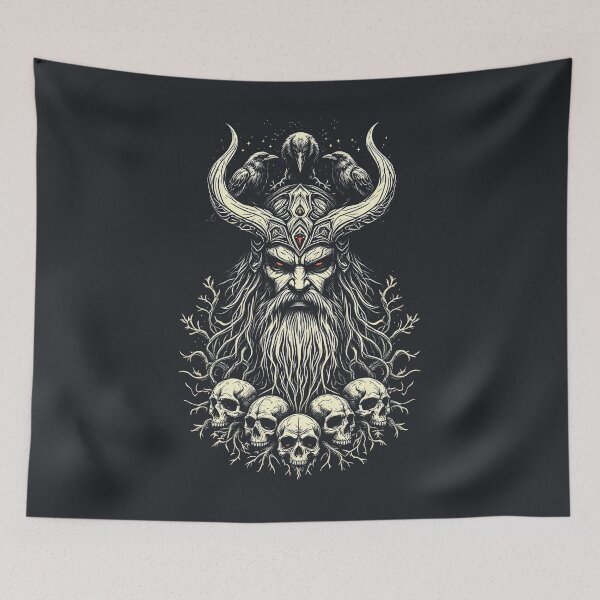 Item preview, Odin Raven Viking Mythology Design designed and sold by Place-Heritages.