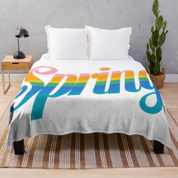 Item preview, Colorful Spring Typography Art designed and sold by BobaBunny76.