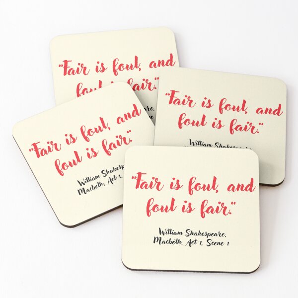 Item preview, Lit Shakespeare Quote from Macbeth designed and sold by CharlottePlaceArt.