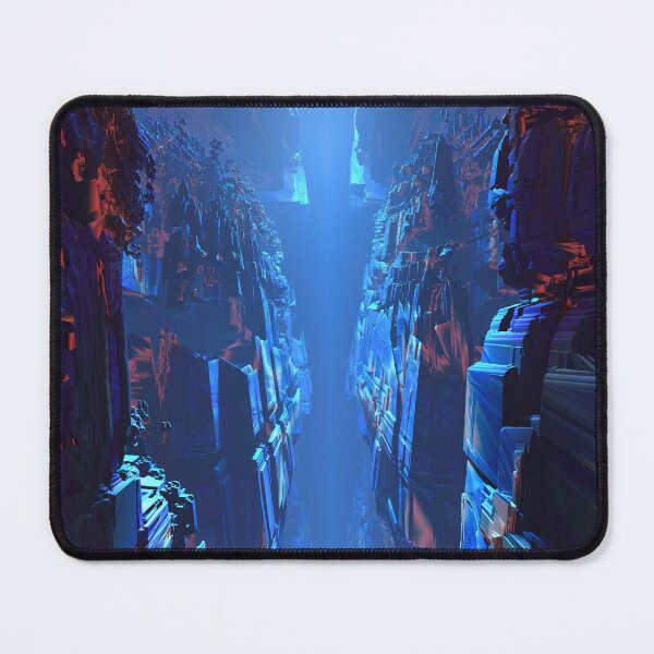Item preview, Folding Space Gorge - Fractal Landscapes designed and sold by sbartinspace.