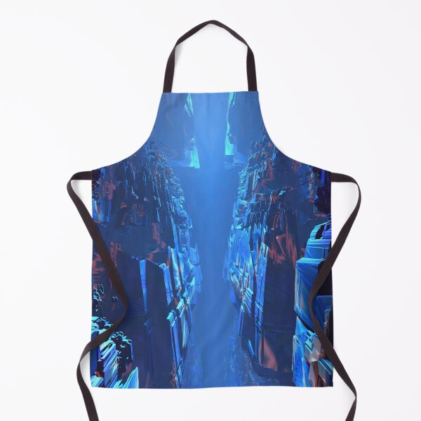 Item preview, Folding Space Gorge - Fractal Landscapes designed and sold by sbartinspace.