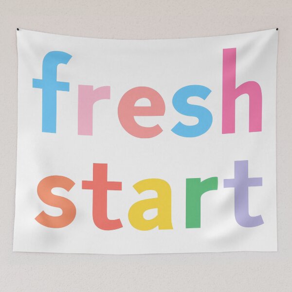 Item preview,  Colorful Fresh Start Inspirational Art designed and sold by BobaBunny76.