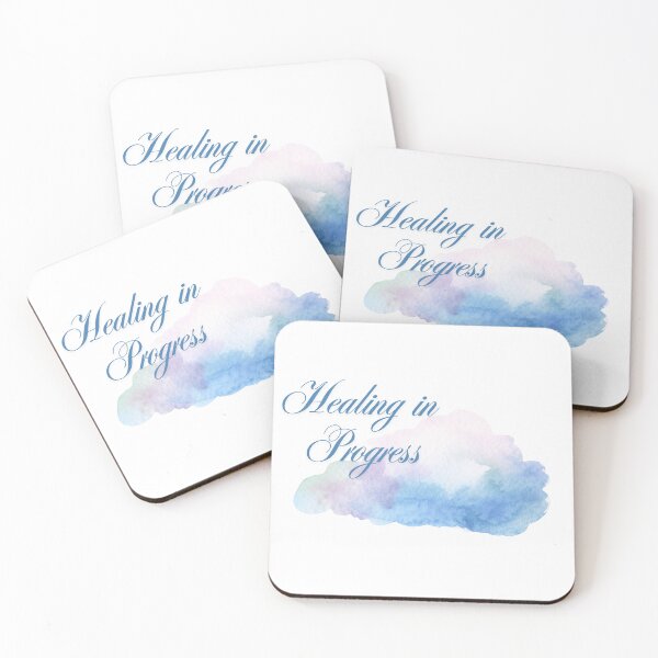 Item preview, Healing in Progress – Mental Health Aesthetic Quote designed and sold by Saynix.