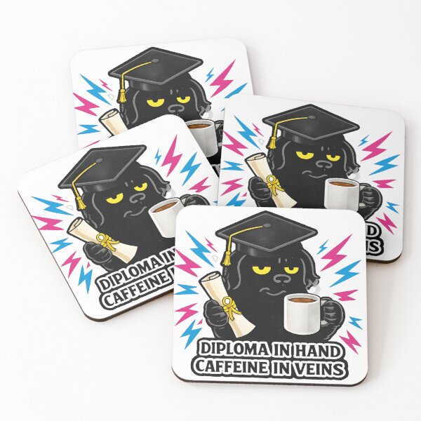 Item preview, Graduation Diploma in Hand, Caffeine in Veins designed and sold by clintang.