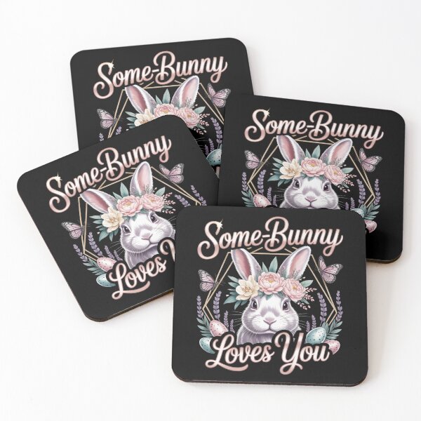 Item preview, Some-Bunny Loves You — Floral Easter Tee V13 designed and sold by DarylWelsh2024.