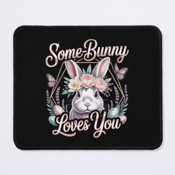 Item preview, Some-Bunny Loves You — Floral Easter Tee V13 designed and sold by DarylWelsh2024.