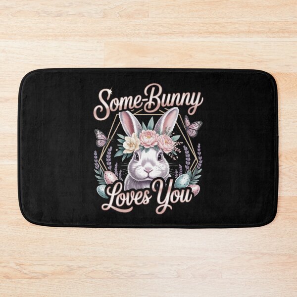 Item preview, Some-Bunny Loves You — Floral Easter Tee V13 designed and sold by DarylWelsh2024.