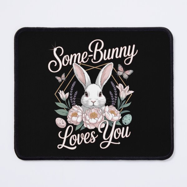 Item preview, Some-Bunny Loves You — Floral Easter Tee V14 designed and sold by DarylWelsh2024.