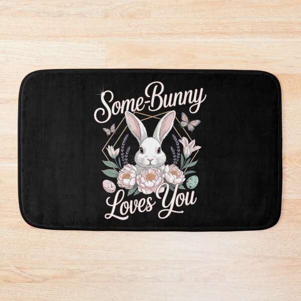 Item preview, Some-Bunny Loves You — Floral Easter Tee V14 designed and sold by DarylWelsh2024.