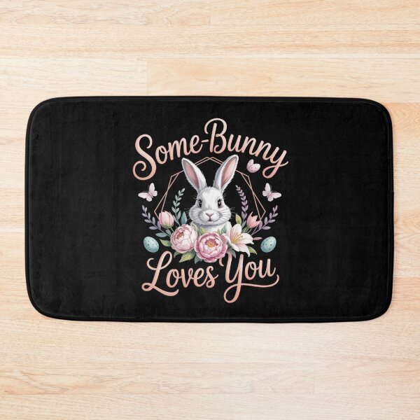 Item preview, Some-Bunny Loves You — Floral Easter Tee V15 designed and sold by DarylWelsh2024.