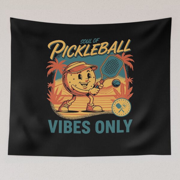 Artikelvorschau, Pickleball Soul Of Pickleball Vibes Only Funny entworfen und verkauft von LuminOrb.
