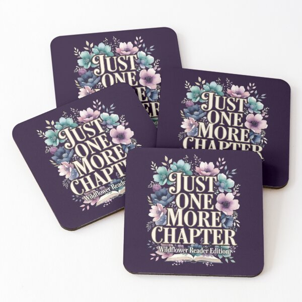 Item preview, Just One More Chapter Booktok Wildflower Reader Aesthetic   designed and sold by Syrupulse.