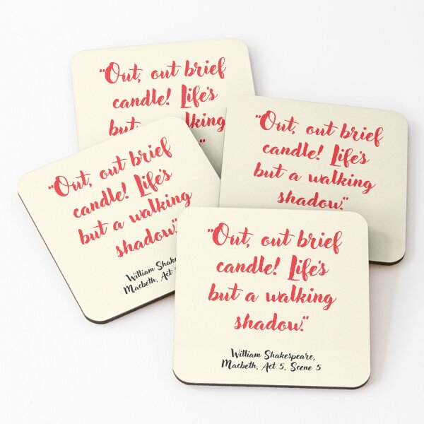 Item preview, Wicked Shakespeare Quote from Macbeth designed and sold by CharlottePlaceArt.
