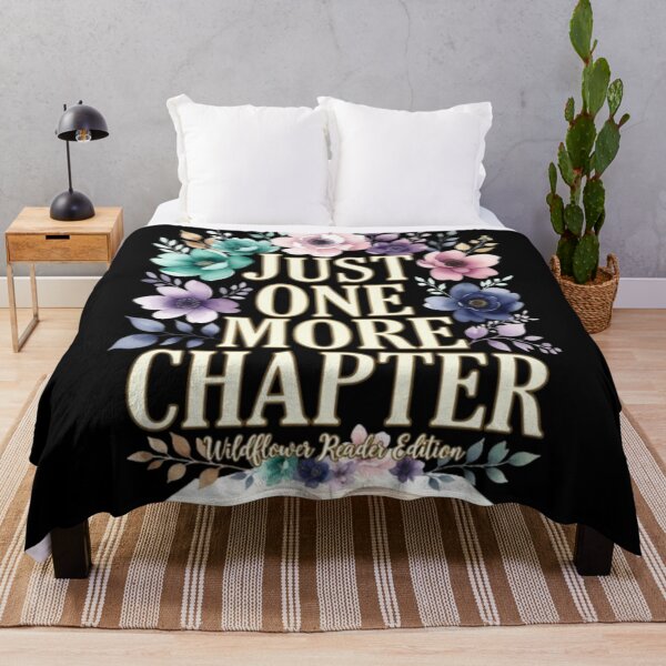 Item preview, Just One More Chapter Wildflower Reader Book Lover Gift designed and sold by Syrupulse.