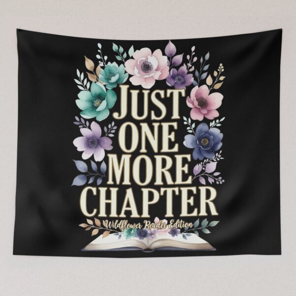 Item preview, Just One More Chapter Wildflower Reader Book Lover Gift designed and sold by Syrupulse.