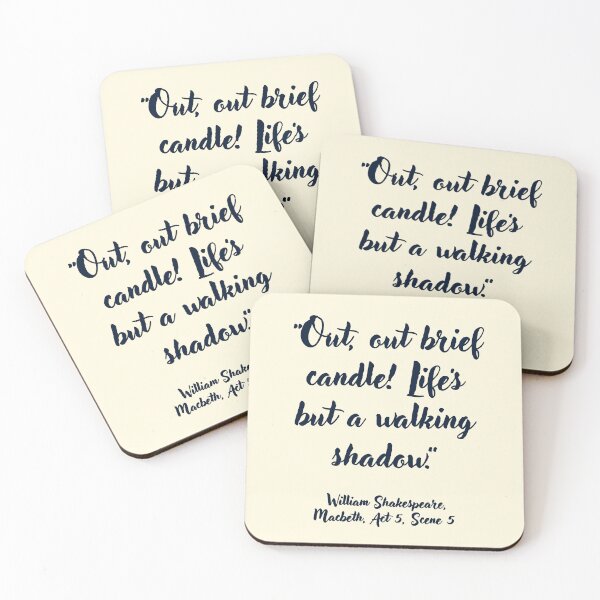 Item preview, Wicked Shakespeare Quote from Macbeth designed and sold by CharlottePlaceArt.