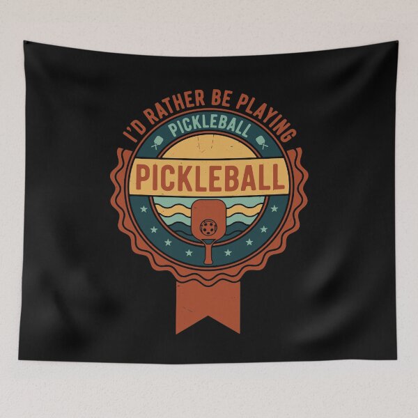 Item preview, Pickleball Id Rather Be Playing Funny Player Love designed and sold by LuminOrb.
