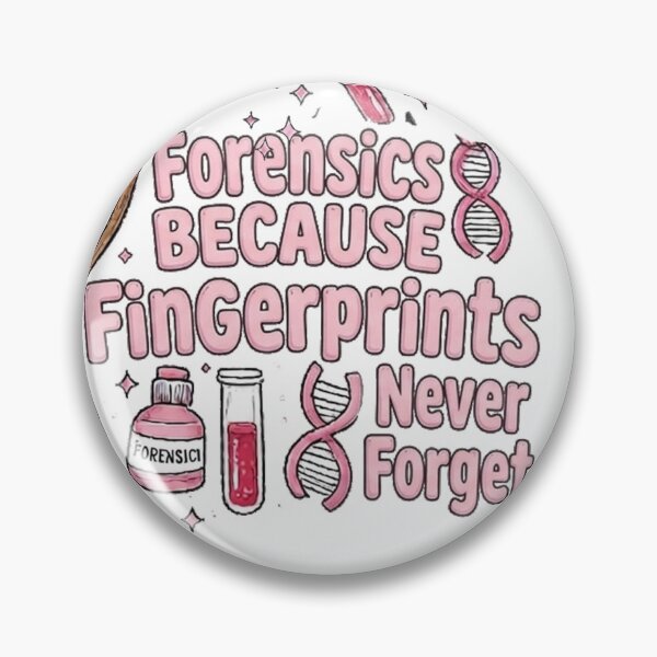 Item preview, Forensics Because Fingerprints Never Forget Sticker designed and sold by clintang.