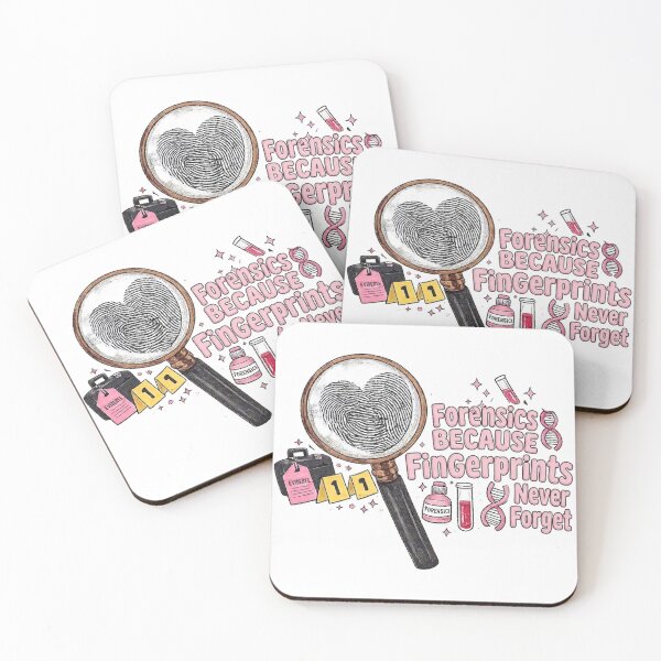 Item preview, Forensics Because Fingerprints Never Forget Sticker designed and sold by clintang.