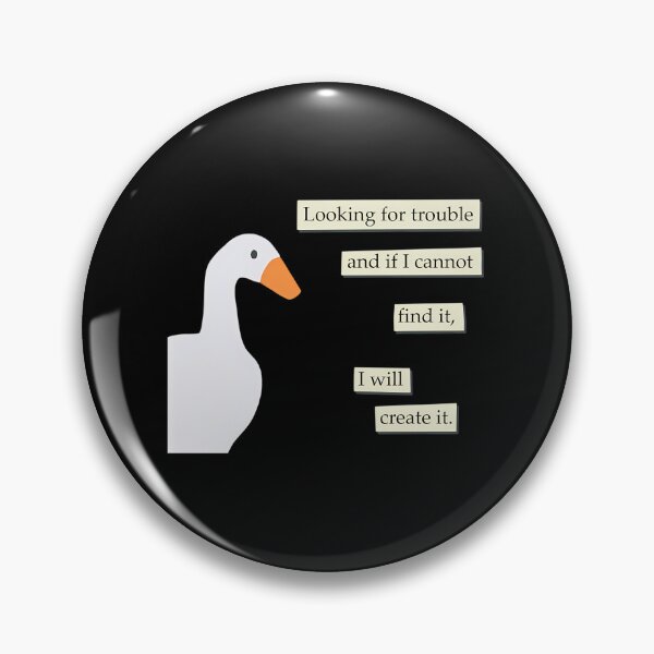 Item preview, Funny Mischievous Goose Meme Graphic designed and sold by ophfujmokw33.