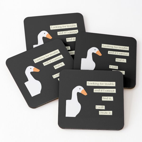 Item preview, Funny Mischievous Goose Meme Graphic designed and sold by ophfujmokw33.