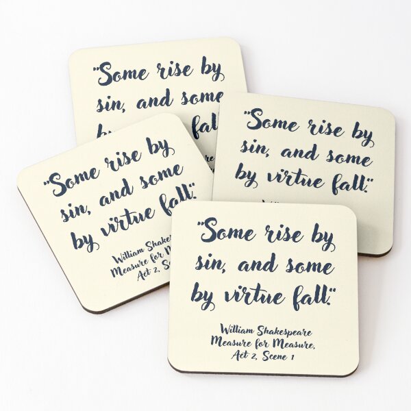 Item preview, Lit Shakespeare Quote from Measure for Measure designed and sold by CharlottePlaceArt.