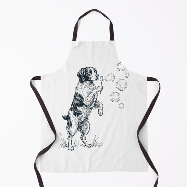 Item preview, Vintage Brittany Dog Blowing Bubbles Dog Mom Dad Lover designed and sold by DoodleTortle.