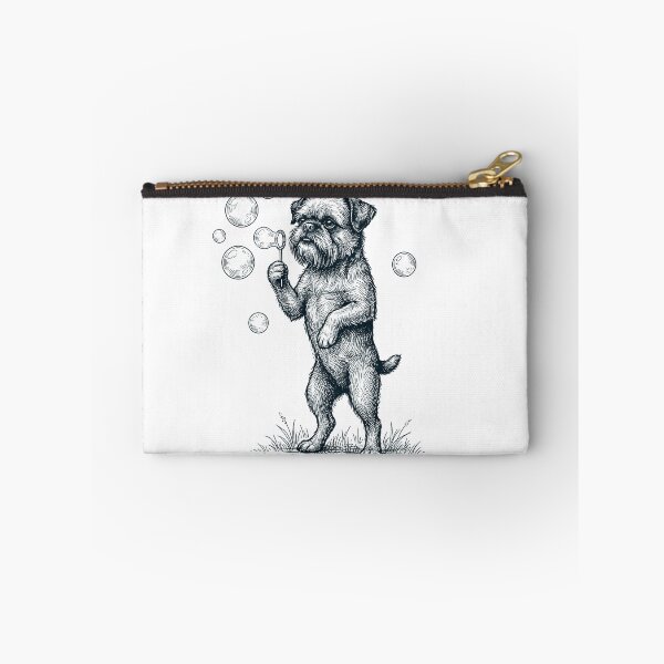Item preview, Vintage Brussels Griffon Blowing Bubbles Dog Mom Dad Lover designed and sold by DoodleTortle.